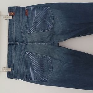 7 For All Mankind Women's 28x 3 Pocket Bootcut the lexi petite Flare Jeans flint